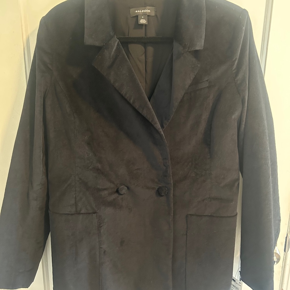 Brand New Halogen Velvet Blazer